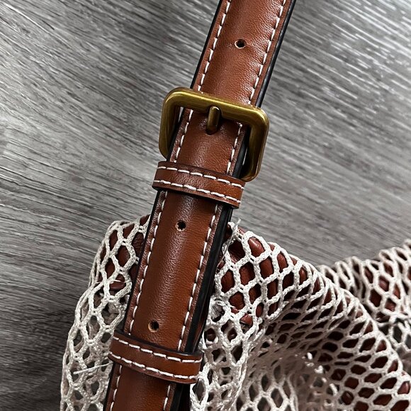 ZARA Fisherman Bucket Bag Orange - Picture 5 of 8